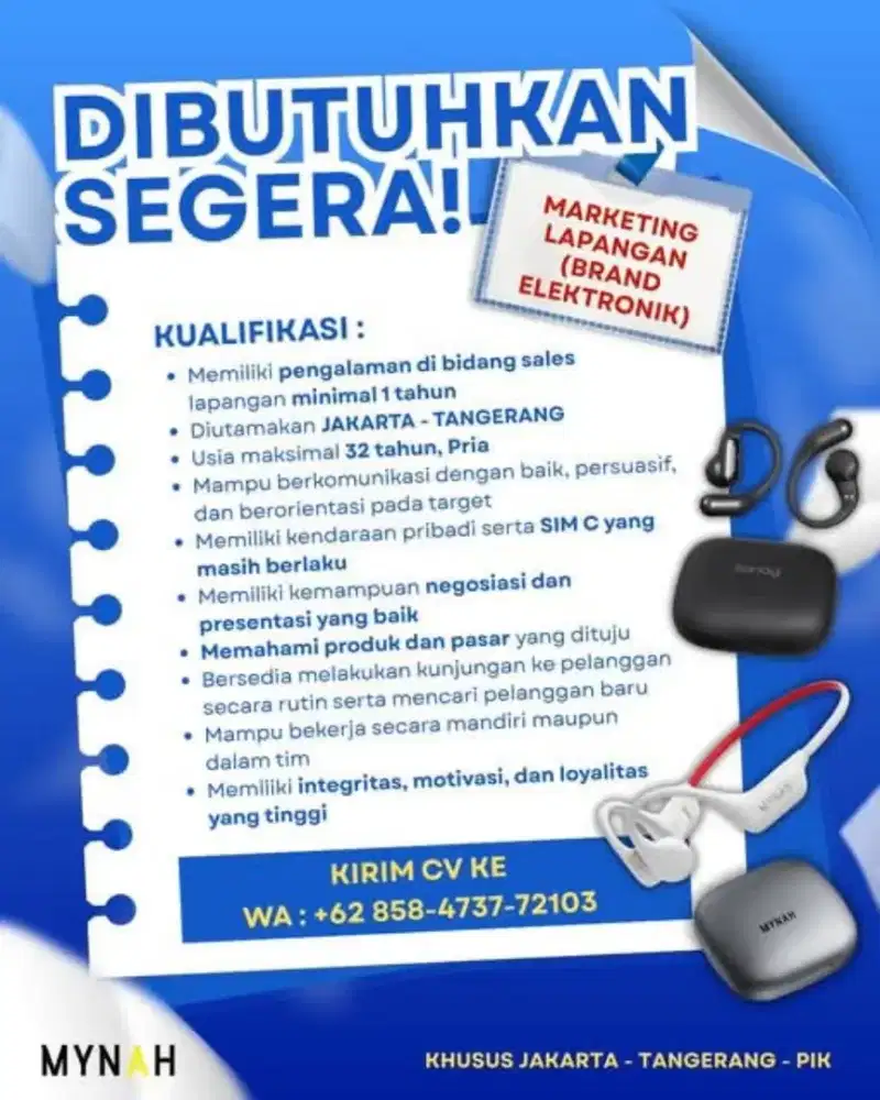 URGENT SALES LAPANGAN BRAND TWS