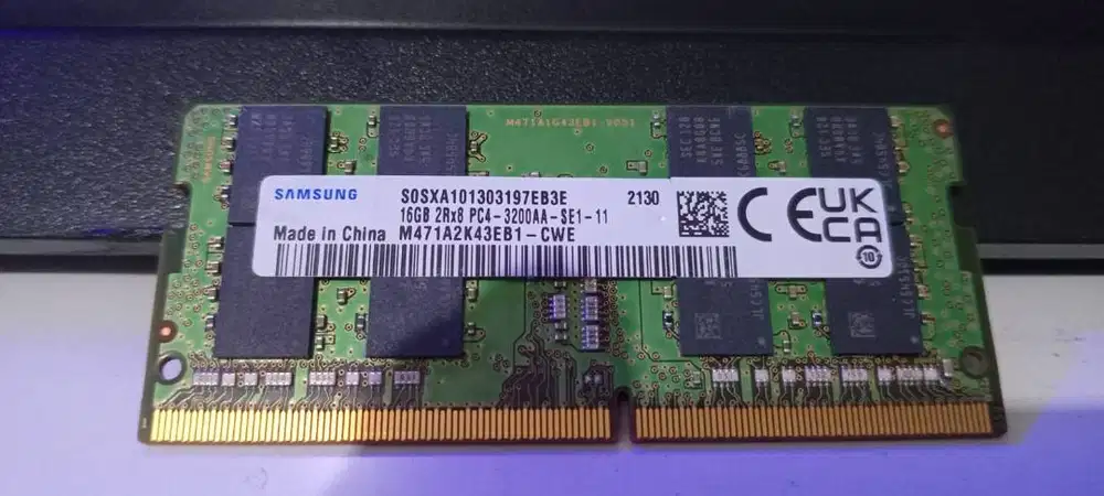 RAM Laptop (Sodim) Samsung 16GB DDR4 3200