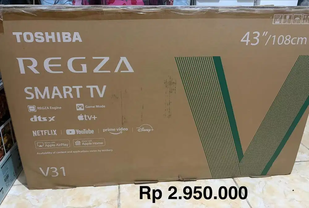 Baru Smart TV TOSHIBA Regza 43 V31LP