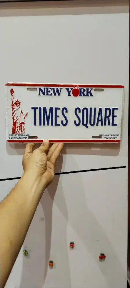 Souvenir USA license plate