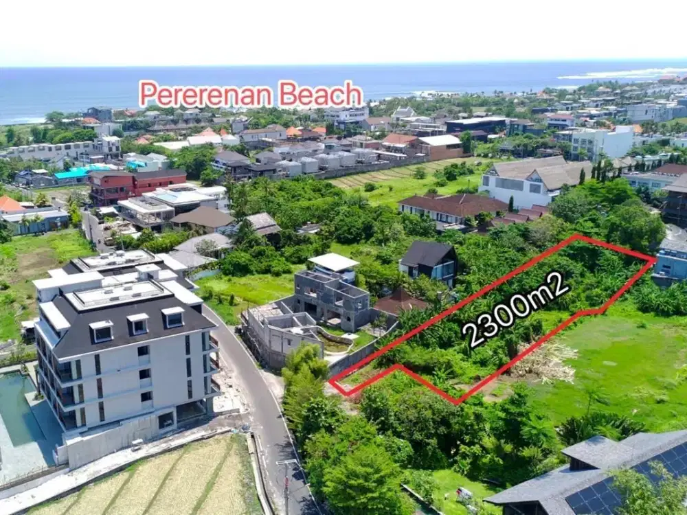 Tanah pantai pererenan canggu