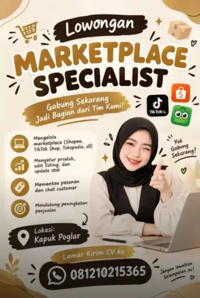 MARKETPLACE SPESIALIS/ADMIN MARKETPLACE