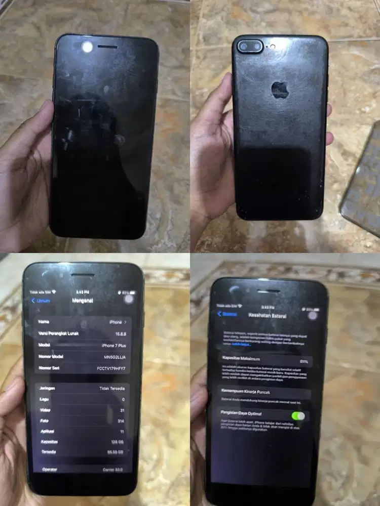 ip 7+ 128gb wifi only