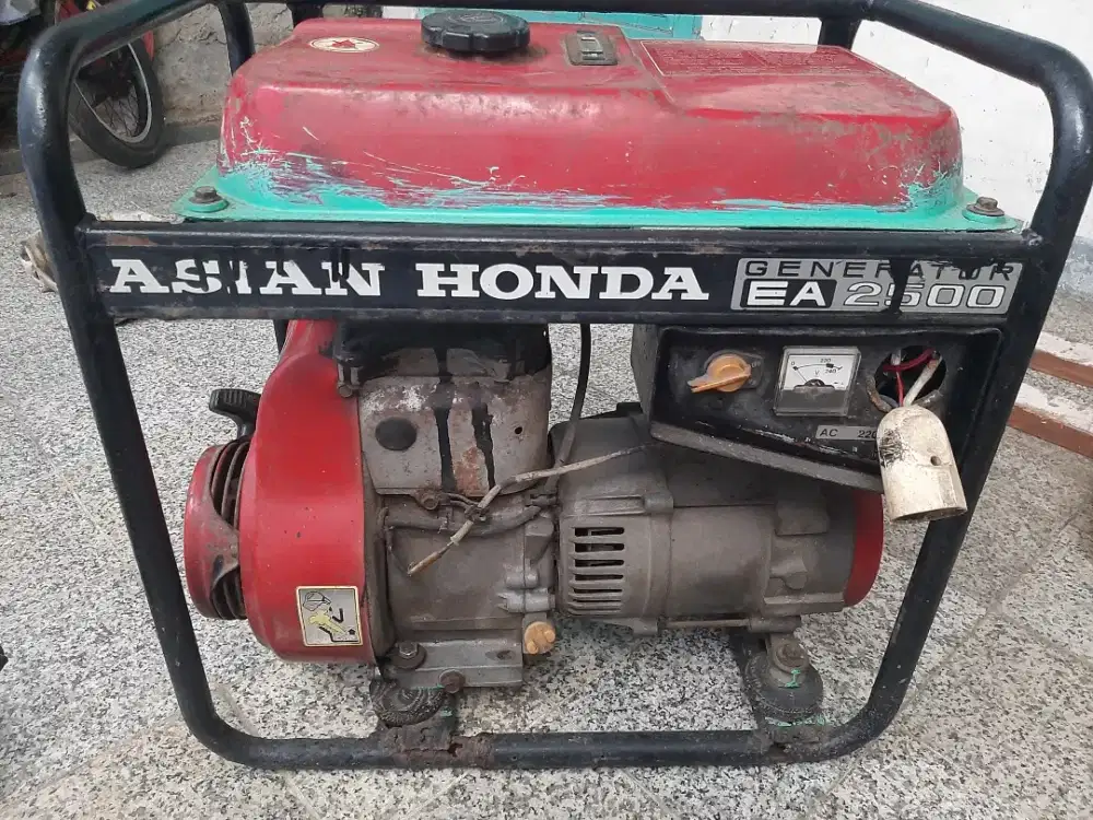Genset asian honda bekas 2000watt