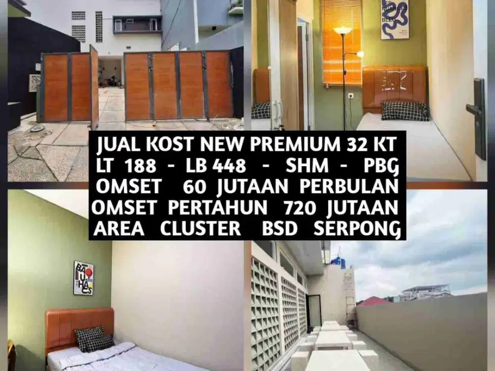 JUAL KOST KOSAN NEW PREMIUM BSD SERPONG DALAM CLUSTER