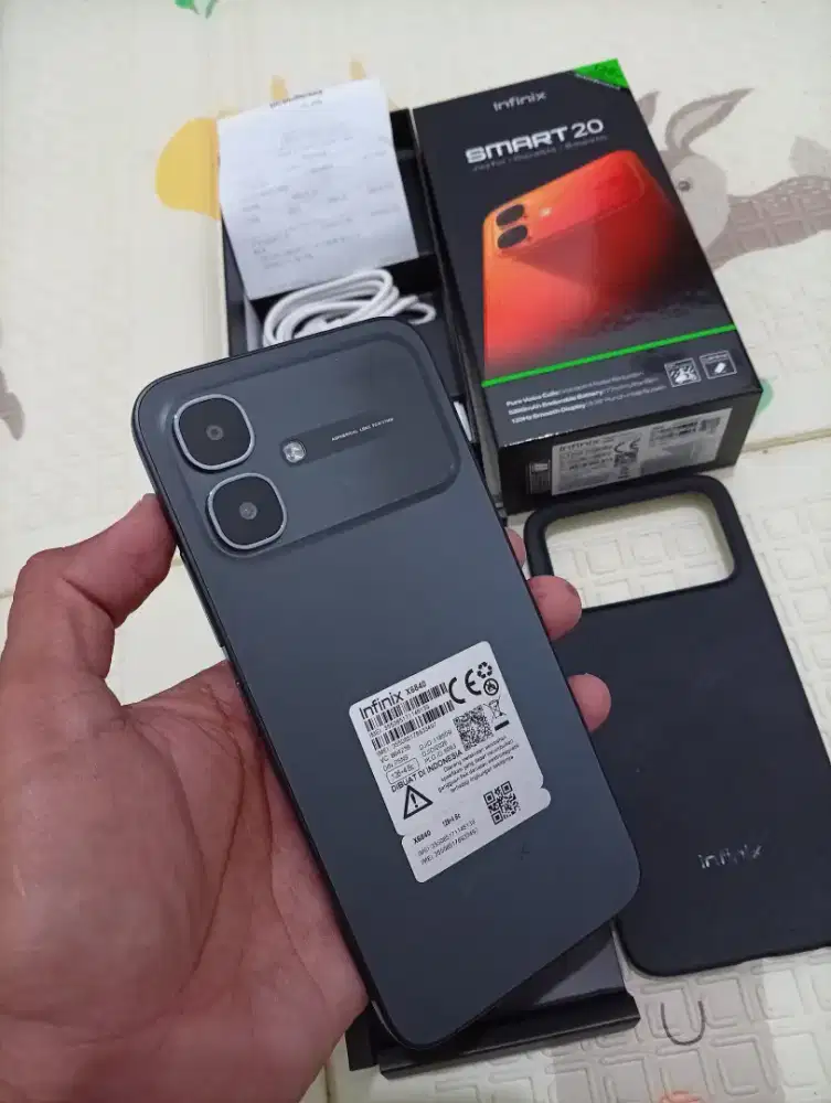 Infinix smart 20 4+4/128 hitam baru 2 bulan