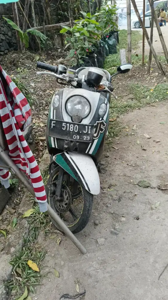 Yamaha Fino karbu tahun 2013 plat f kab pajak of 2017 lengkap