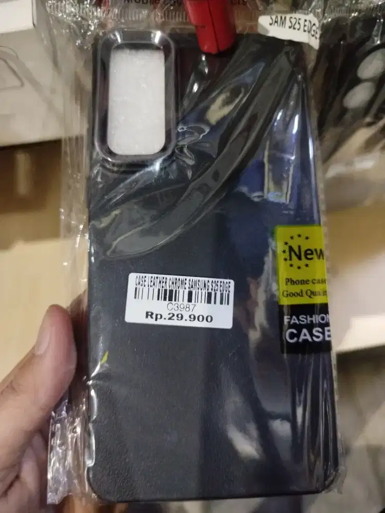 CASE LEATHER CHROME SAMSUNG S25 EDGE