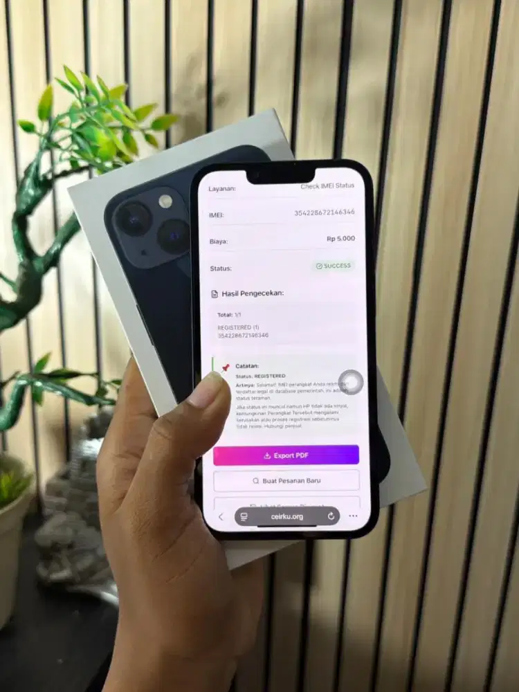 Iphone 13 256gb inter bea cukai