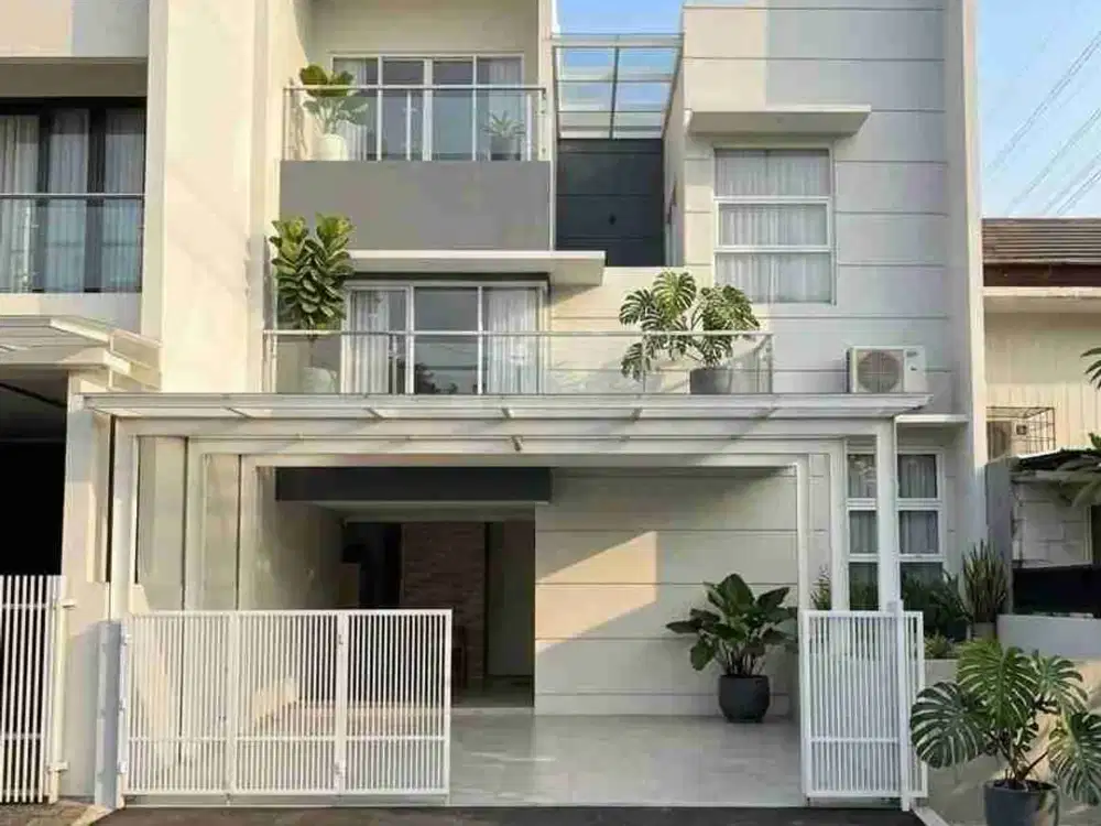 RUMAH MODERN SPLIT LEVEL 2,5 Lantai Cluster di sekitar Cikunir Jakamulya Bekasi Selatan