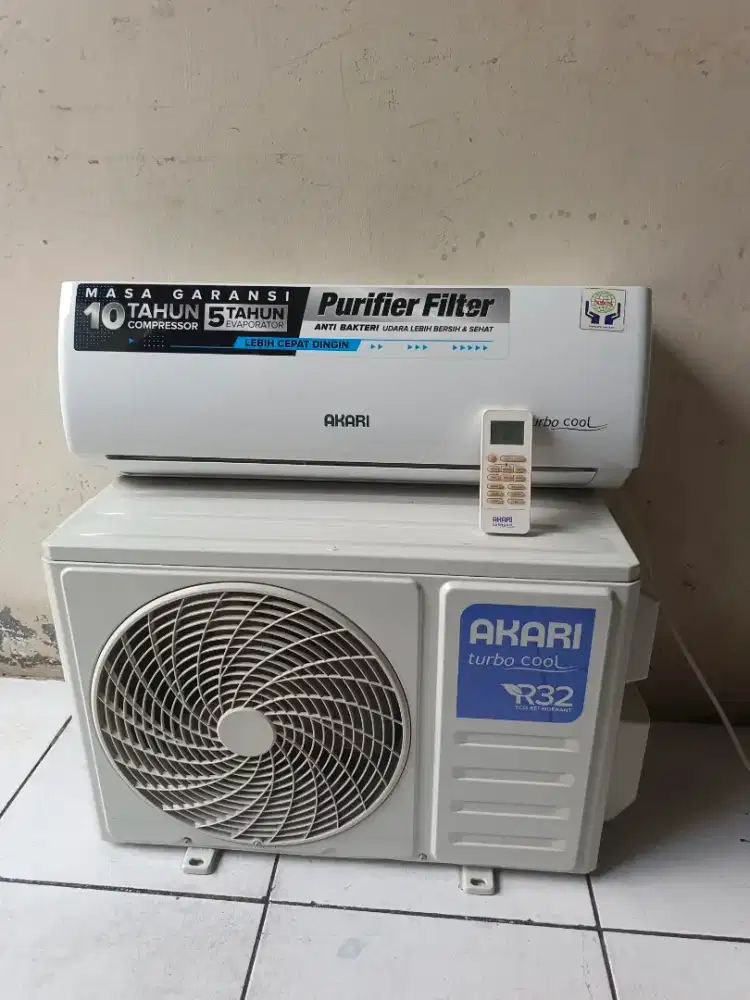 AC Merk AKARI Ukuran 1/2pk garansi 1 tahun