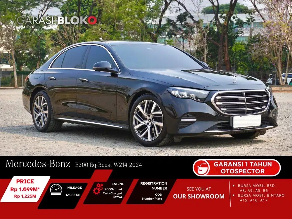 Odo 12rb WarrON - Mercedes Benz E200 W214 M254 EQ-Boost 2024