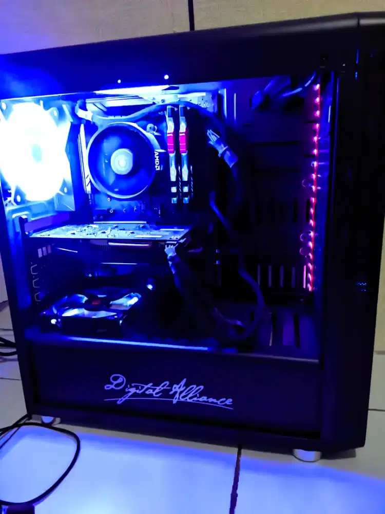 Komputer PC Gaming Only AMD Ryzen 5 + GTX 1050 Ti 4GB