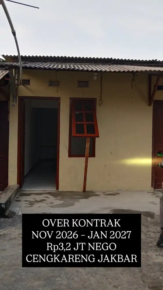 DILEPAS CEPAT! OVER KONTRAK CENGKARENG | 3 BULAN Rp3,2 JT NEGO
