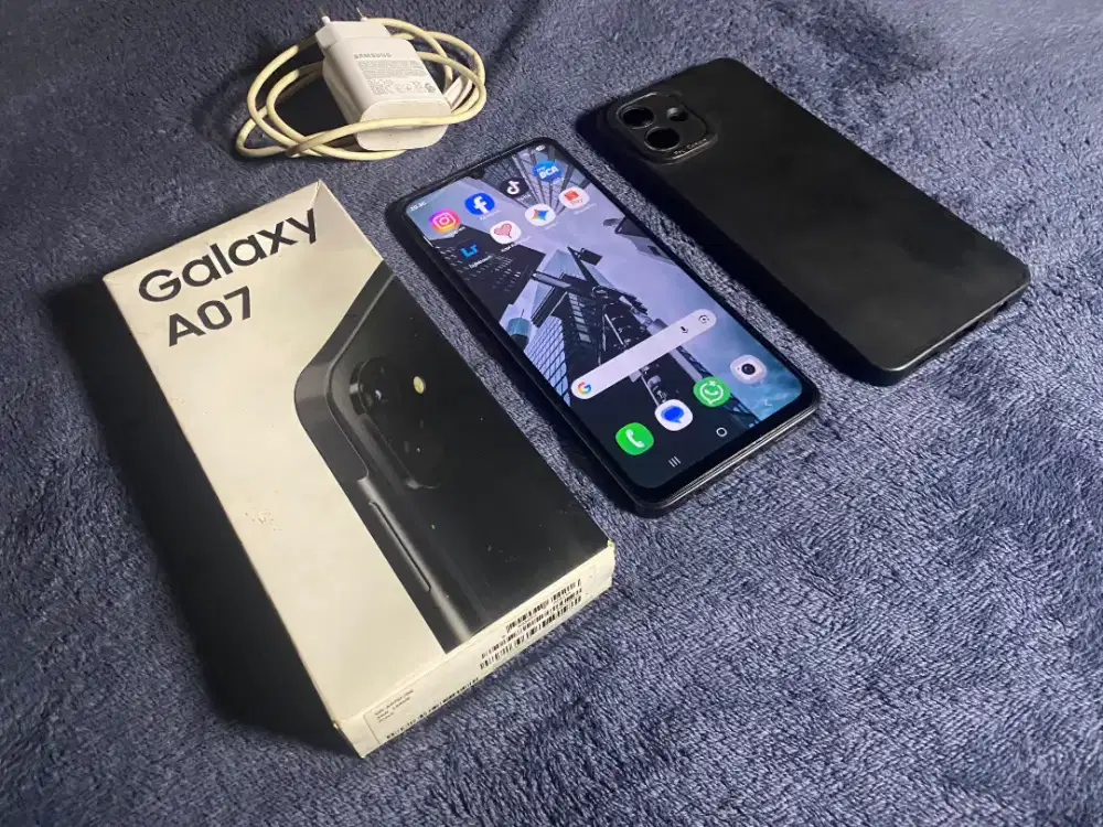 SAMSUNG A07 4+4/64GB FULLSET GOOD CONDITION 97%