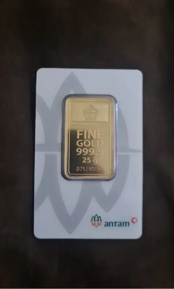 Logam Mulia Antam 25 gram Resmi 100% Verified