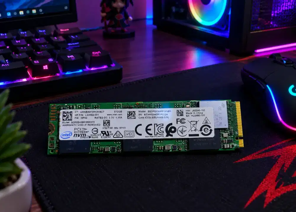 SSD NVME 512GB INTEL GEN 3 HEALTH 97%