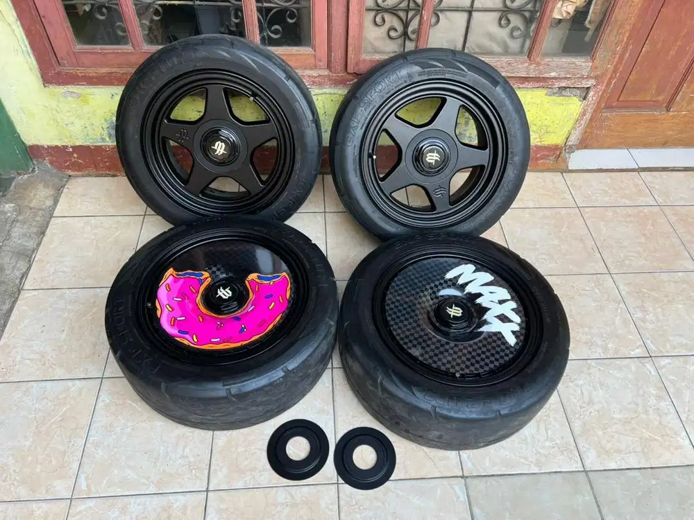 Velg turbo bastard wheel baru pake sebulan + aerodisc turbofan baru