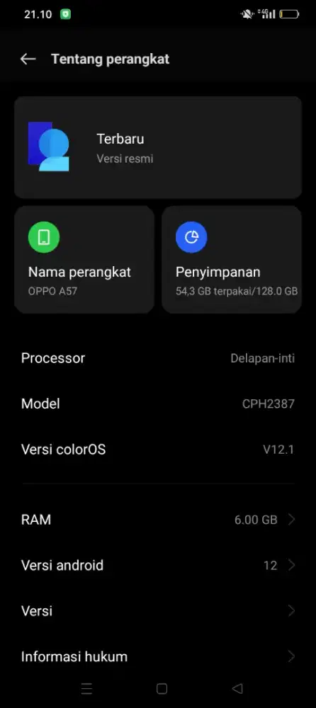 OPPO A57 BEKASI