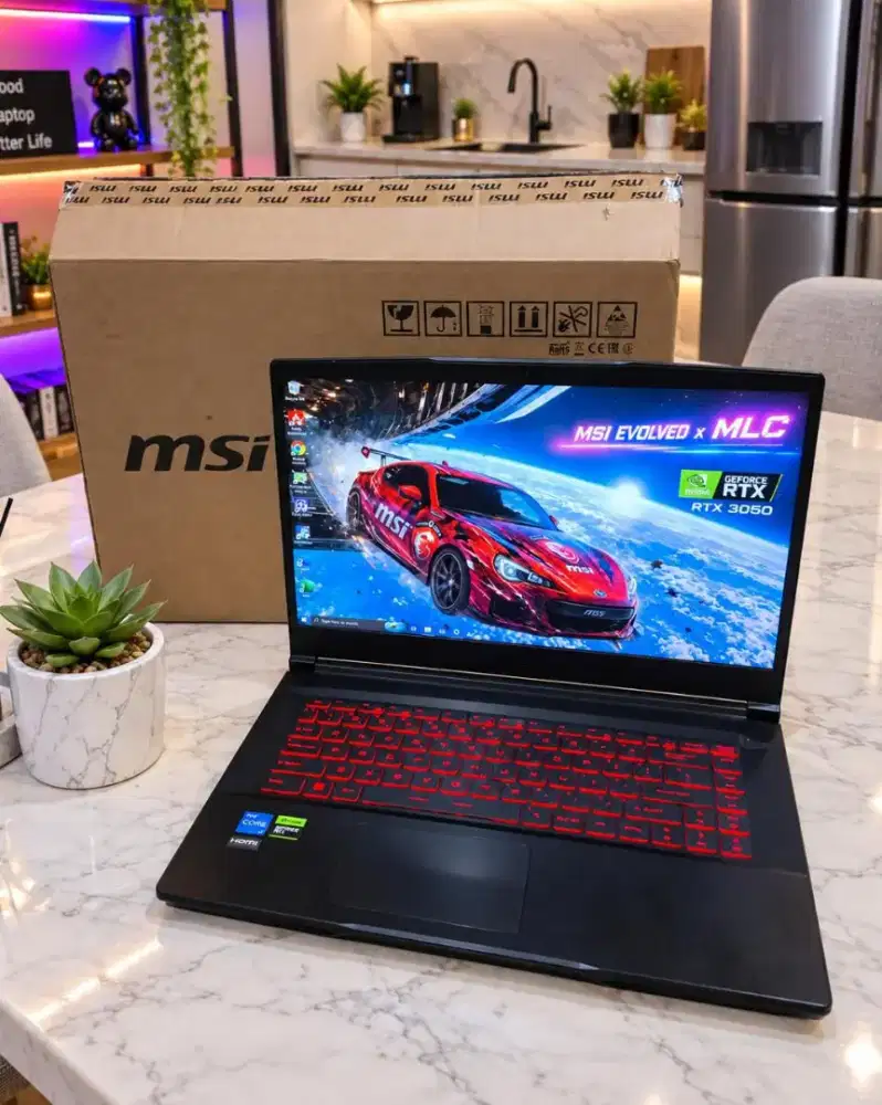 MSI EVOLVED Thin 11UCX  FULLSET BOX [GEN 11]  DUAL VGA RTX 3050