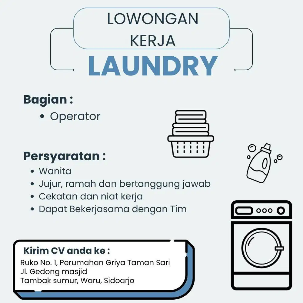Lowongan Kerja Laundry