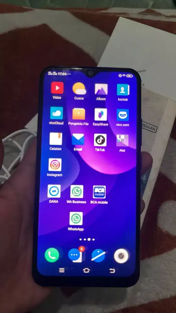 VIVO Y17 8/256 LENGKAP