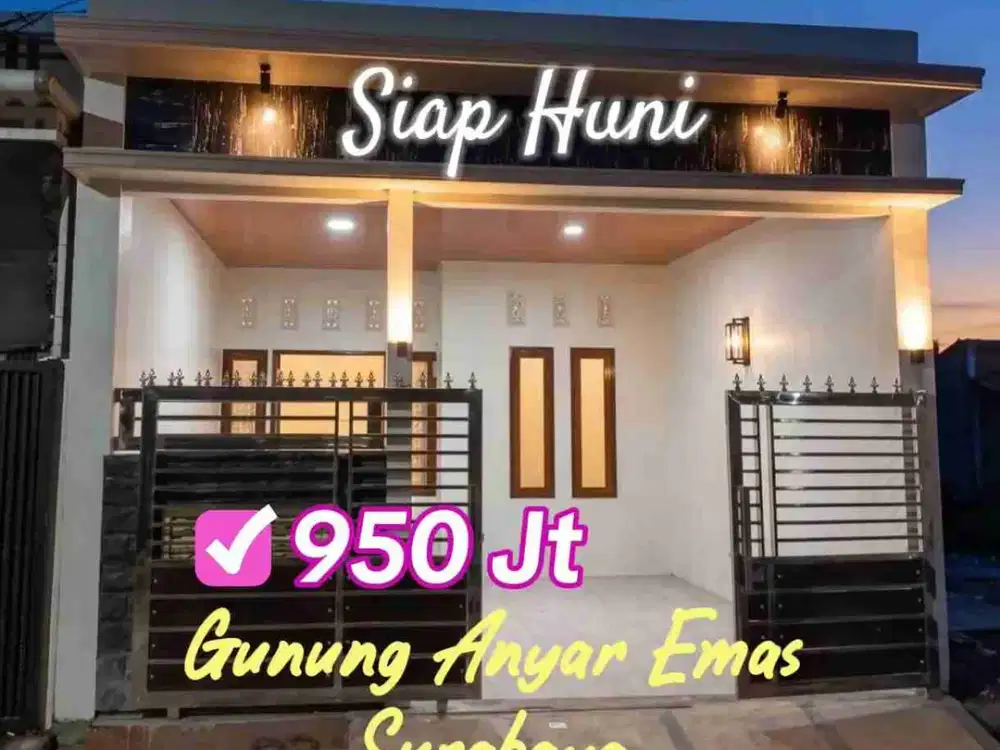 Jual Cepat Siap Huni Minimalis Murah di Gunung Anyar Emas Surabaya