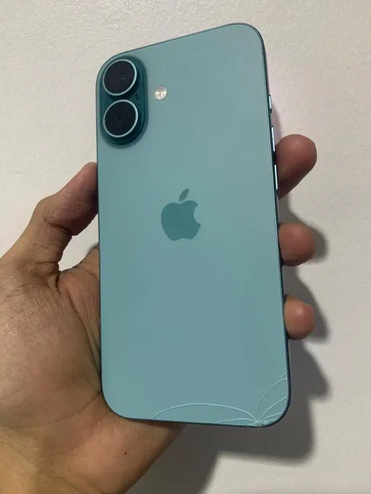 iphone 16 128gb teal resmi ibox fullset ori