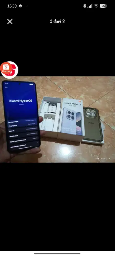 REDMI NOTE 14 PRO 5G RAM 8+8/256