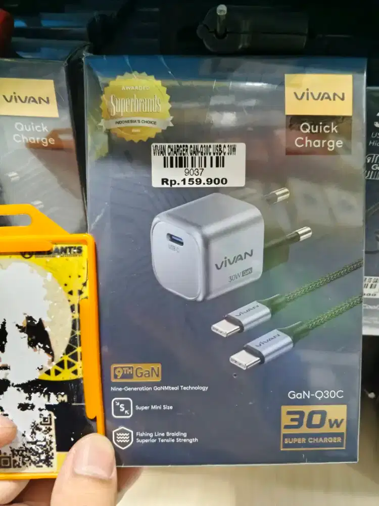 CHARGER VIVAN C to C 30Watt GaN Q30C