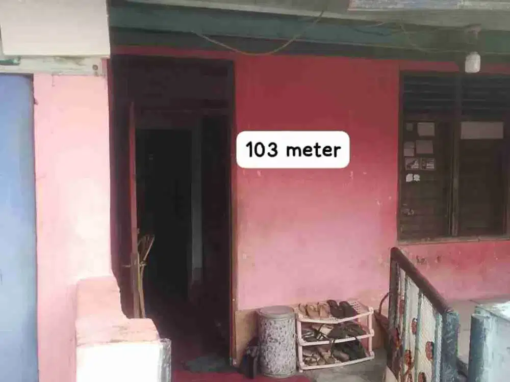 Dijual rumah perumnas Depok Timur 450 jt nego, luas tanah 103 meter, akses jalan 2 mobil