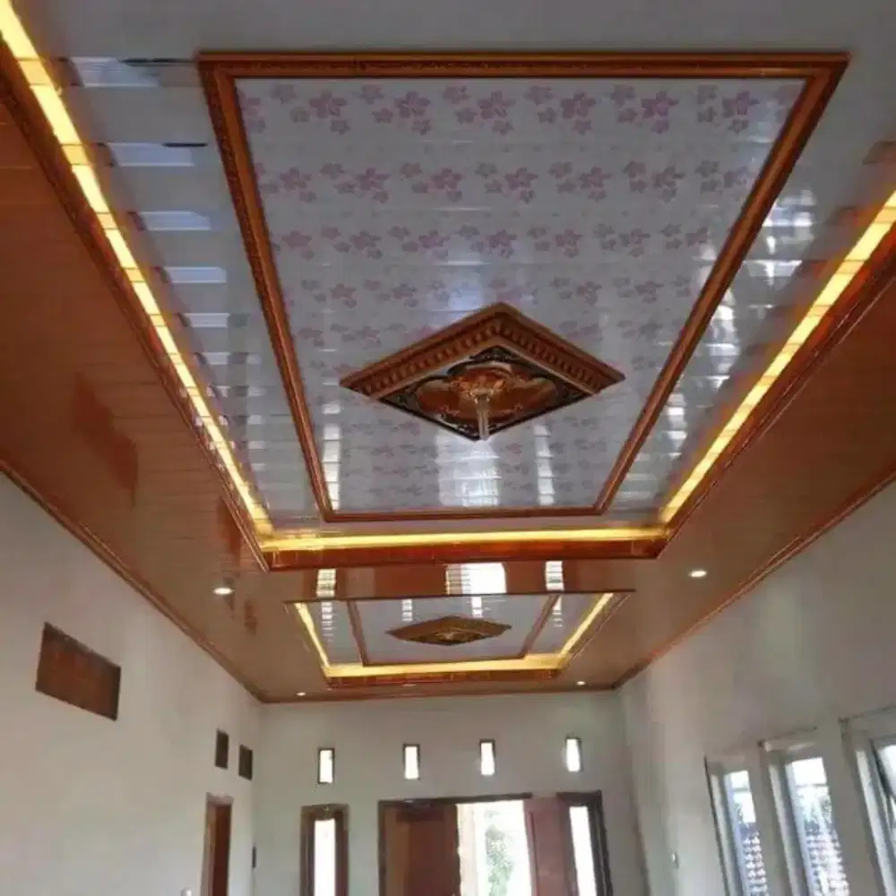 Plafon gypsum dan pvc