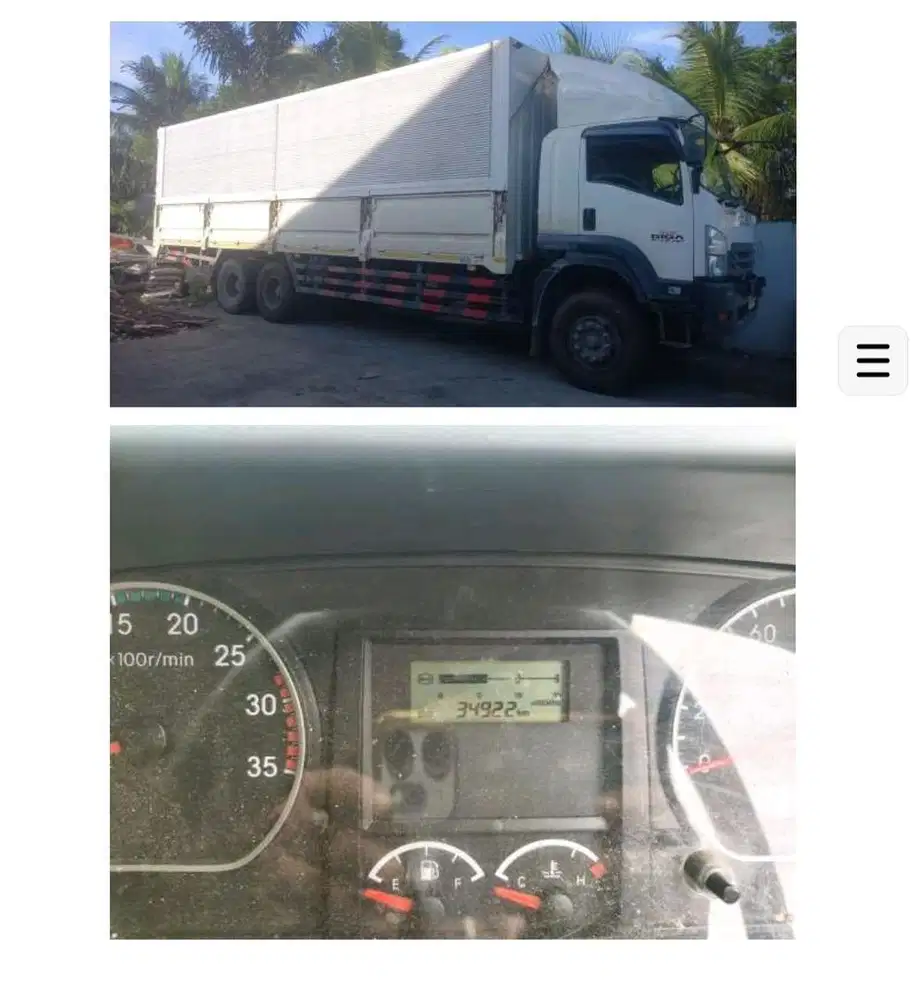 Dijual Isuzu Giga FVZ 34U (6x4) Wing box 2024