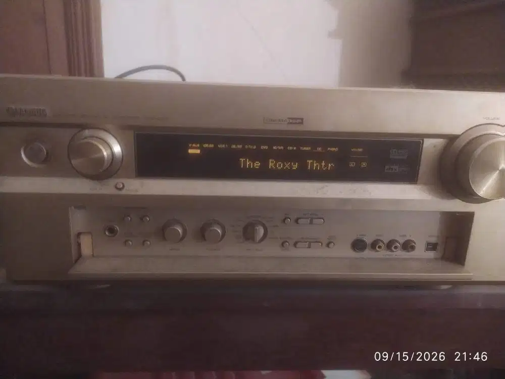 yamaha av receiver 5.1 bonus turntable stanton