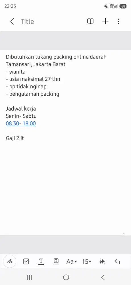 Tukang Packing Online
