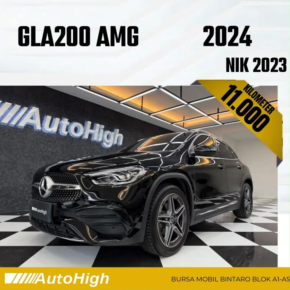 DP10% [Km11.000] GLA200 AMG 2023 Black / GLA 200 Reg 2022 #AUTOHIGH