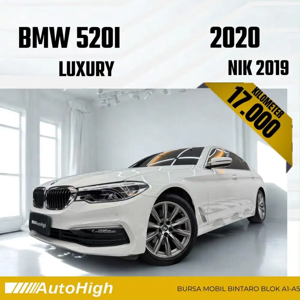 DP10% [Km17.000] 520i M-Sport 2019 White Reg 2020 #AUTOHIGH