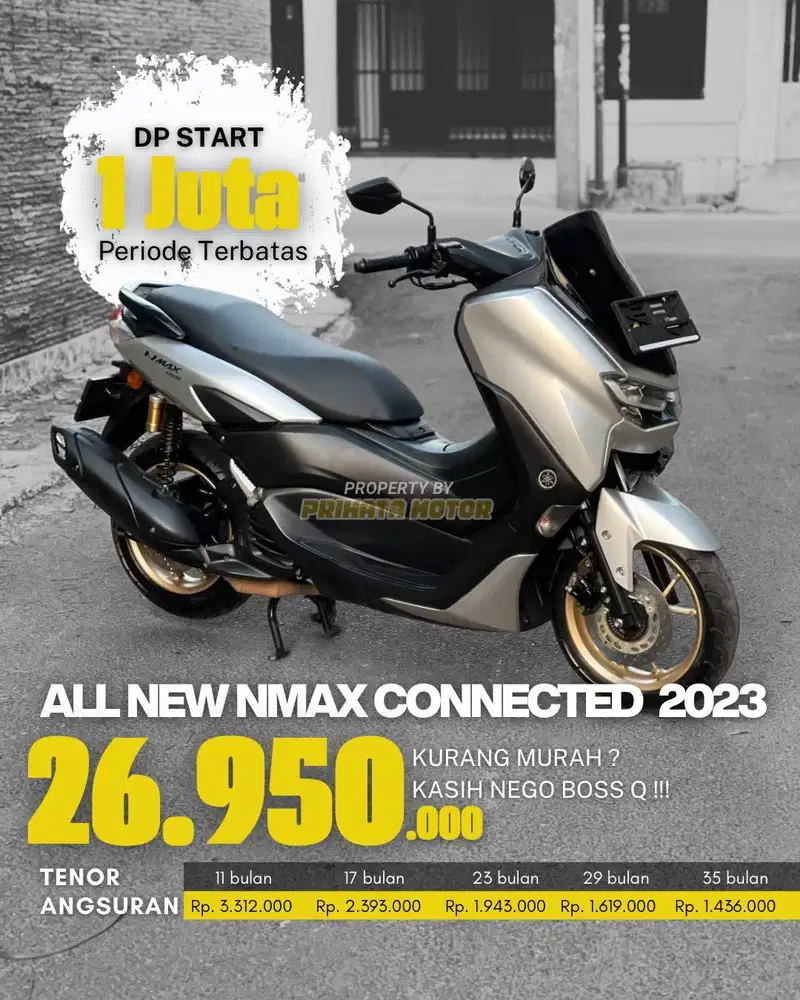 CREDIT DP MULAI 1 JUTA !!! YAMAHA N-MAX 155 CONNECTED 2023