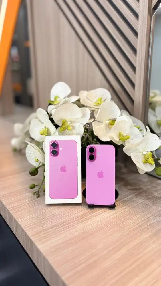 Iphone 16 128gb pink second resmi indonesia