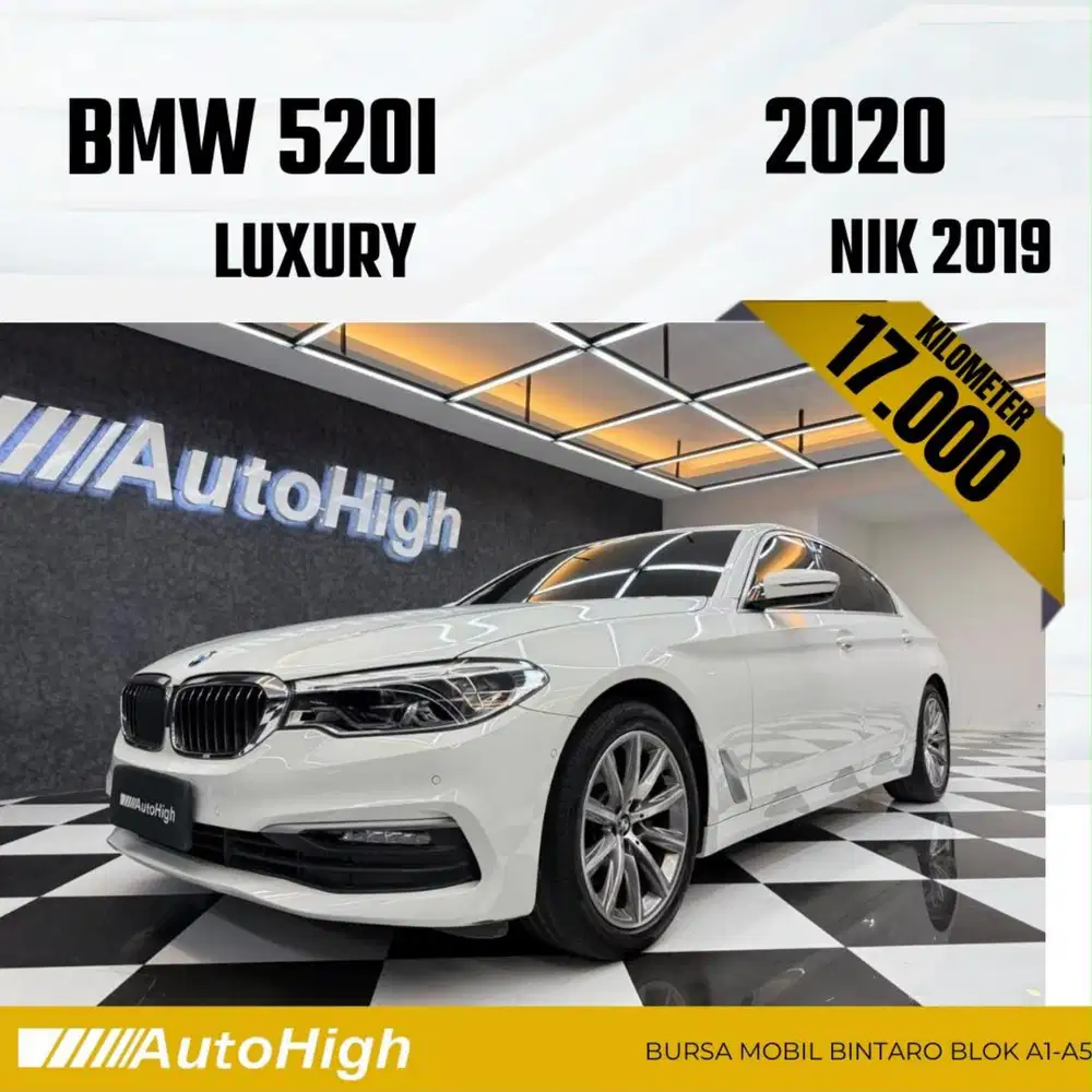 DP10% [Km17.000] 520i Luxury 2019 White Reg 2021 #AUTOHIGH