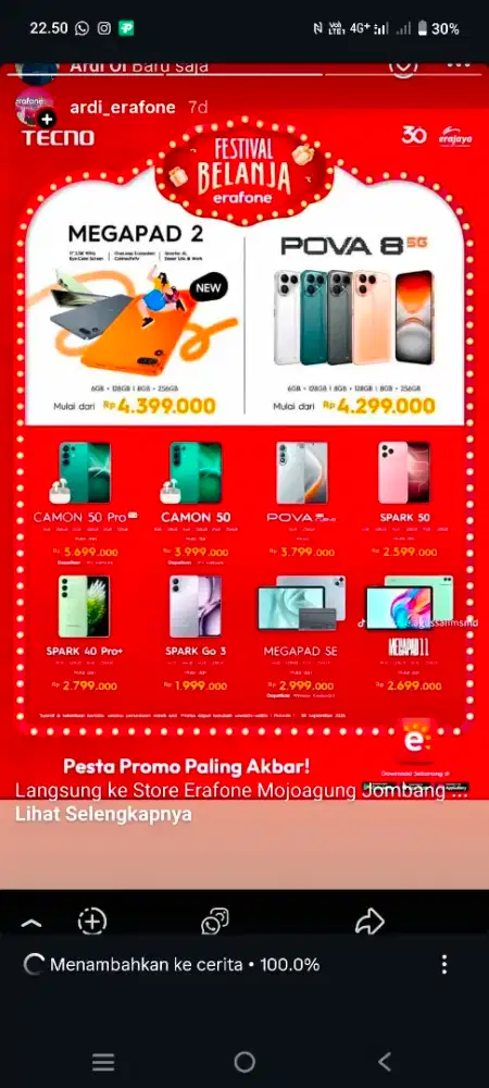 HP TERBARU DARI ERAFONE