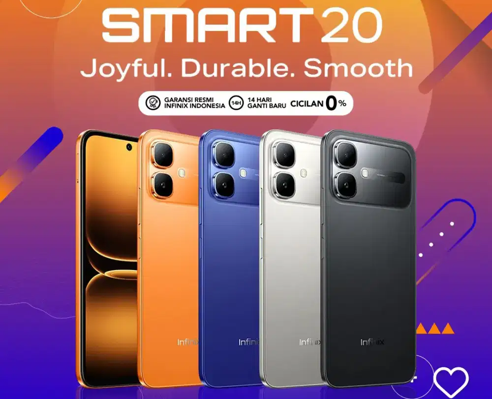 INFINIX SMART 20 8/128GB 'ATLANTIS DAHSYAT'