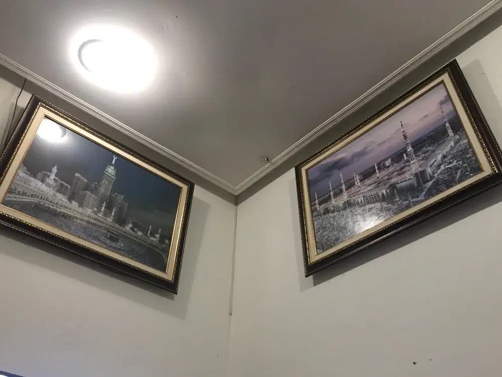 Di jual sepasang figura kakbah dan masid nabawi