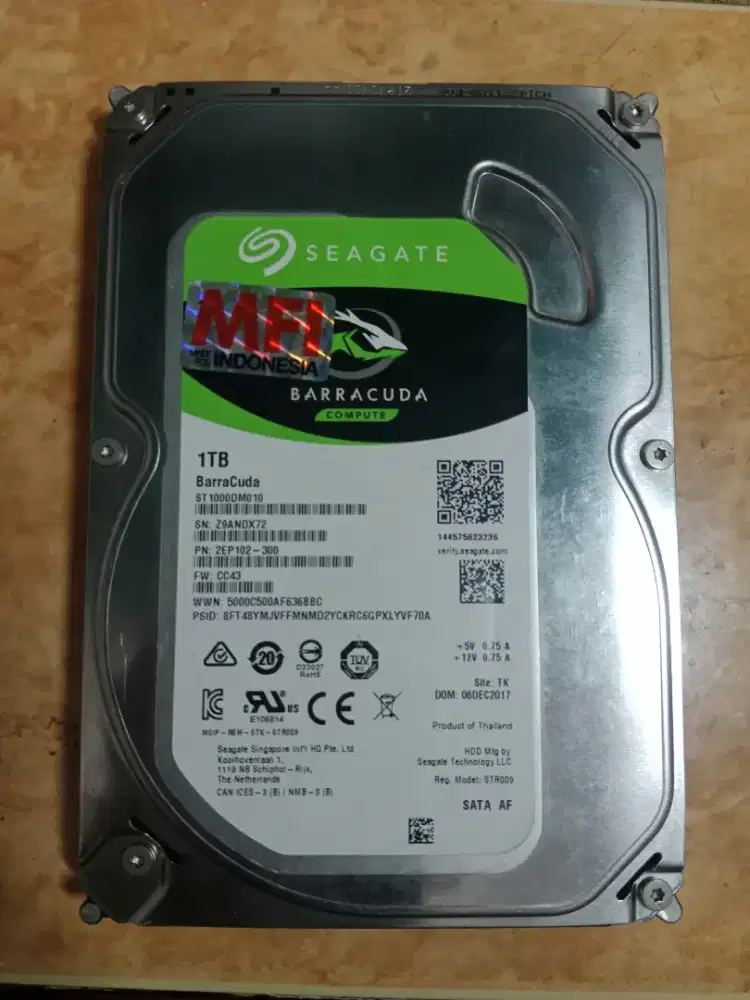 Hdd 1tb Seagate mulus