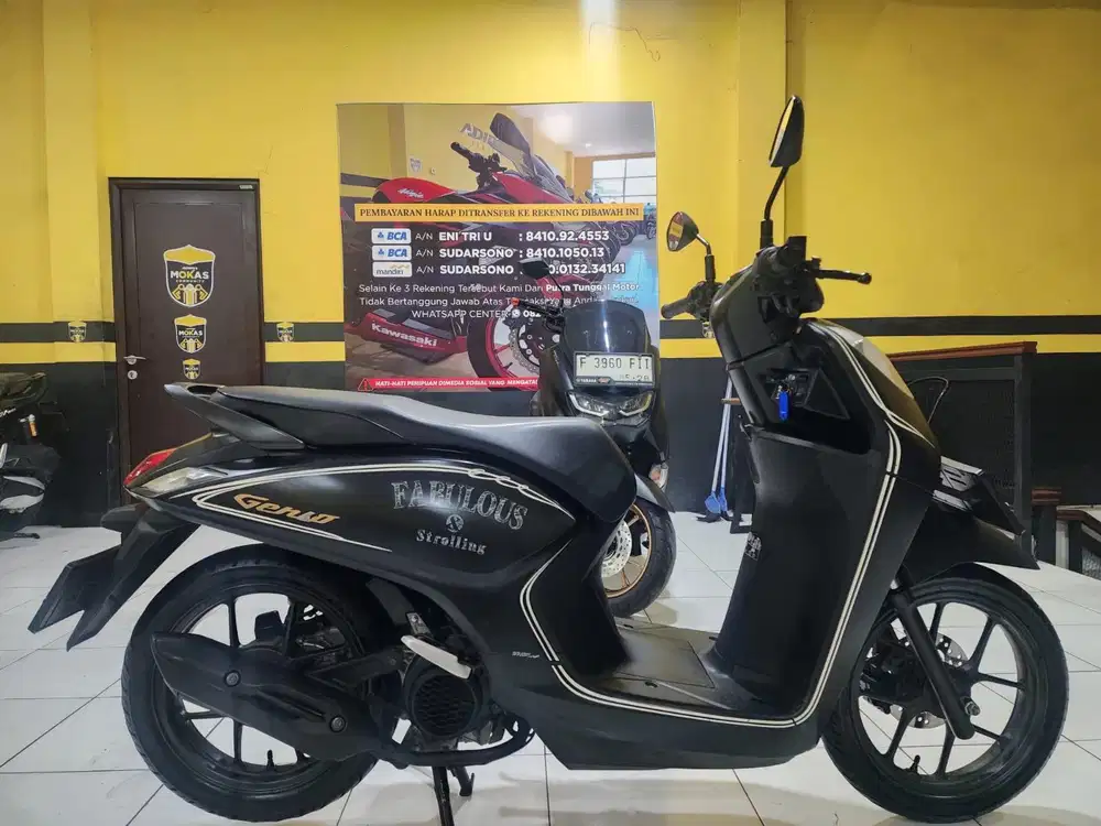 Honda genio 110 cbs iss dp 300 ribu aja