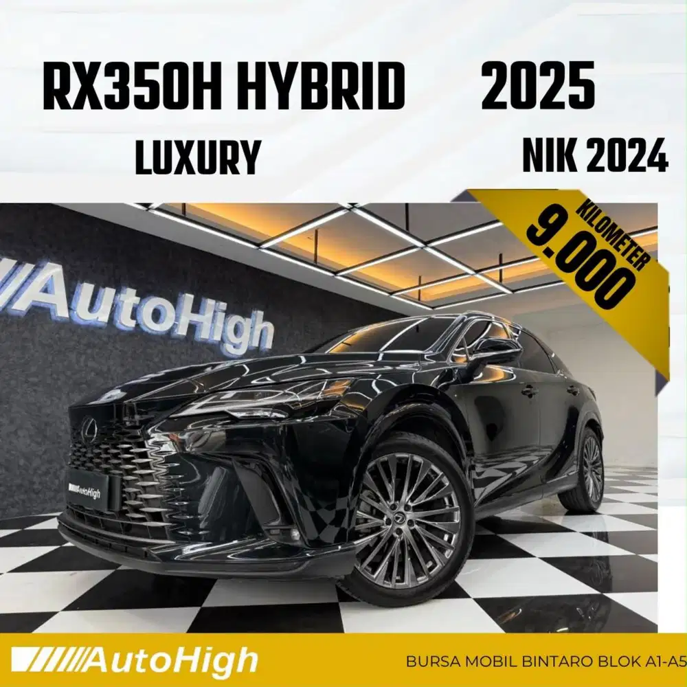 DP10% [Km9.000] RX350h Hybrid 2024 Black / RX350 Reg 2025 #AUTOHIGH
