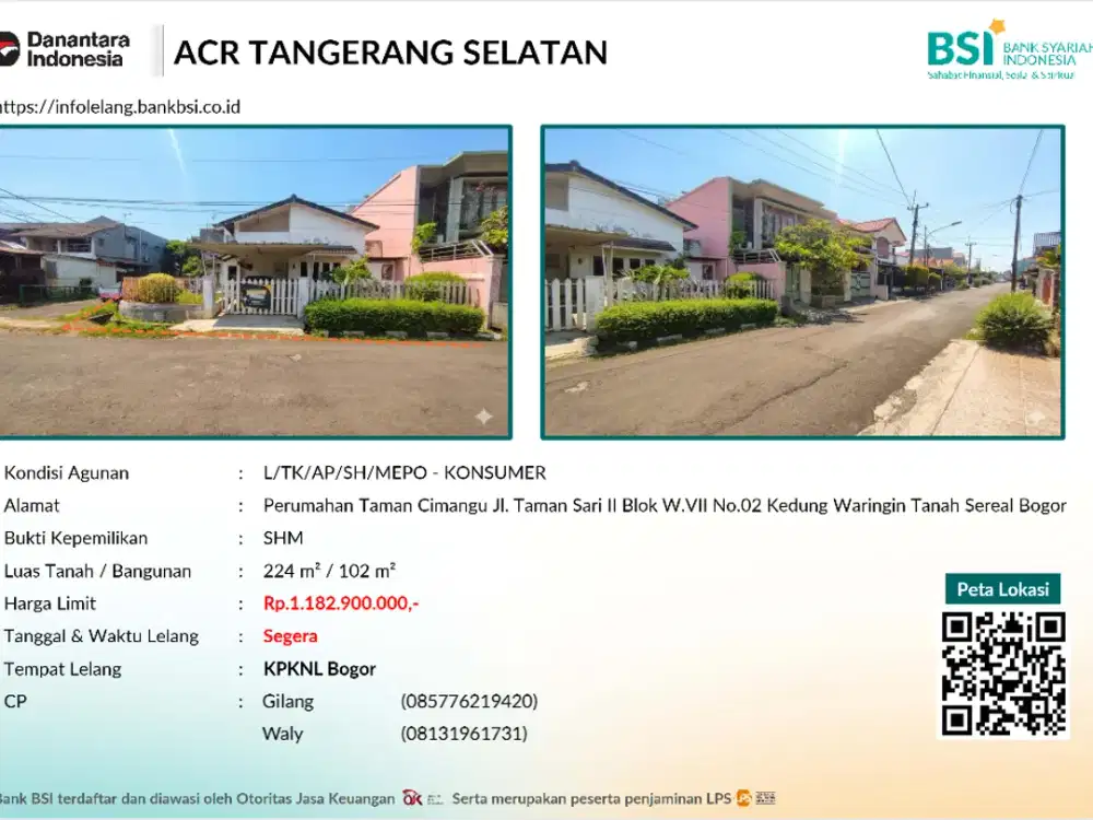 Rumah Murah Strategis di Bogor