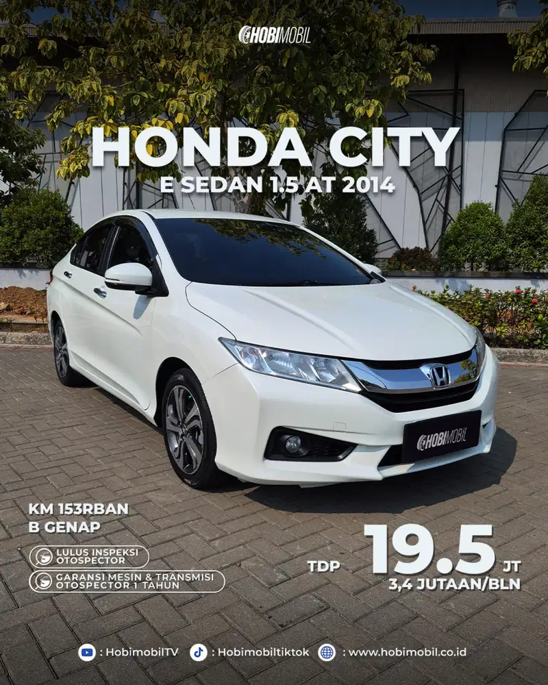 Honda City E Sedan 1.5 AT Thn 2014