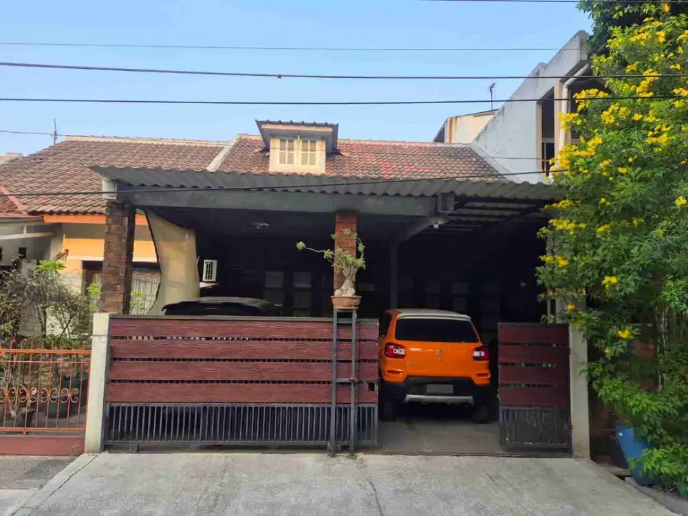 Dijual rumah siap huni di jalan utama Pondok Pekayon Indah, Bekasi Selatan
