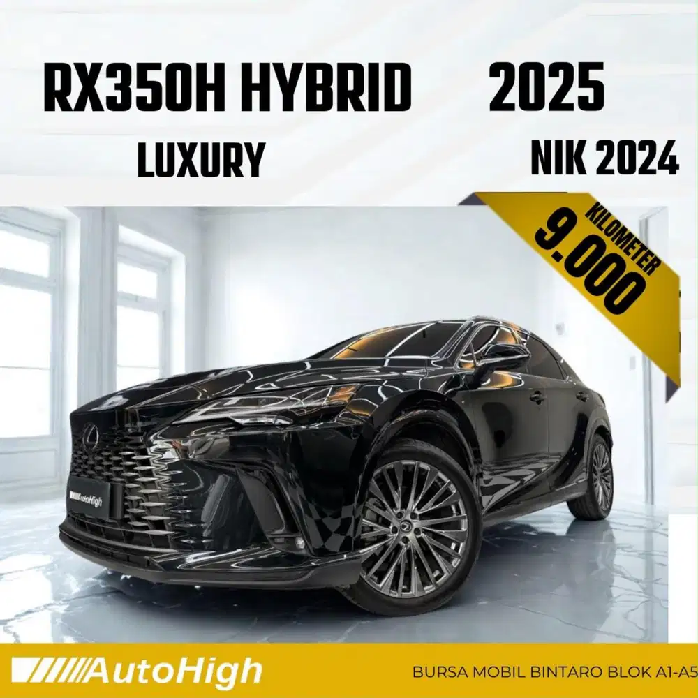 DP10% [Km9.000] RX350h Hybrid 2024 Black / RX350 Reg 2025 #AUTOHIGH